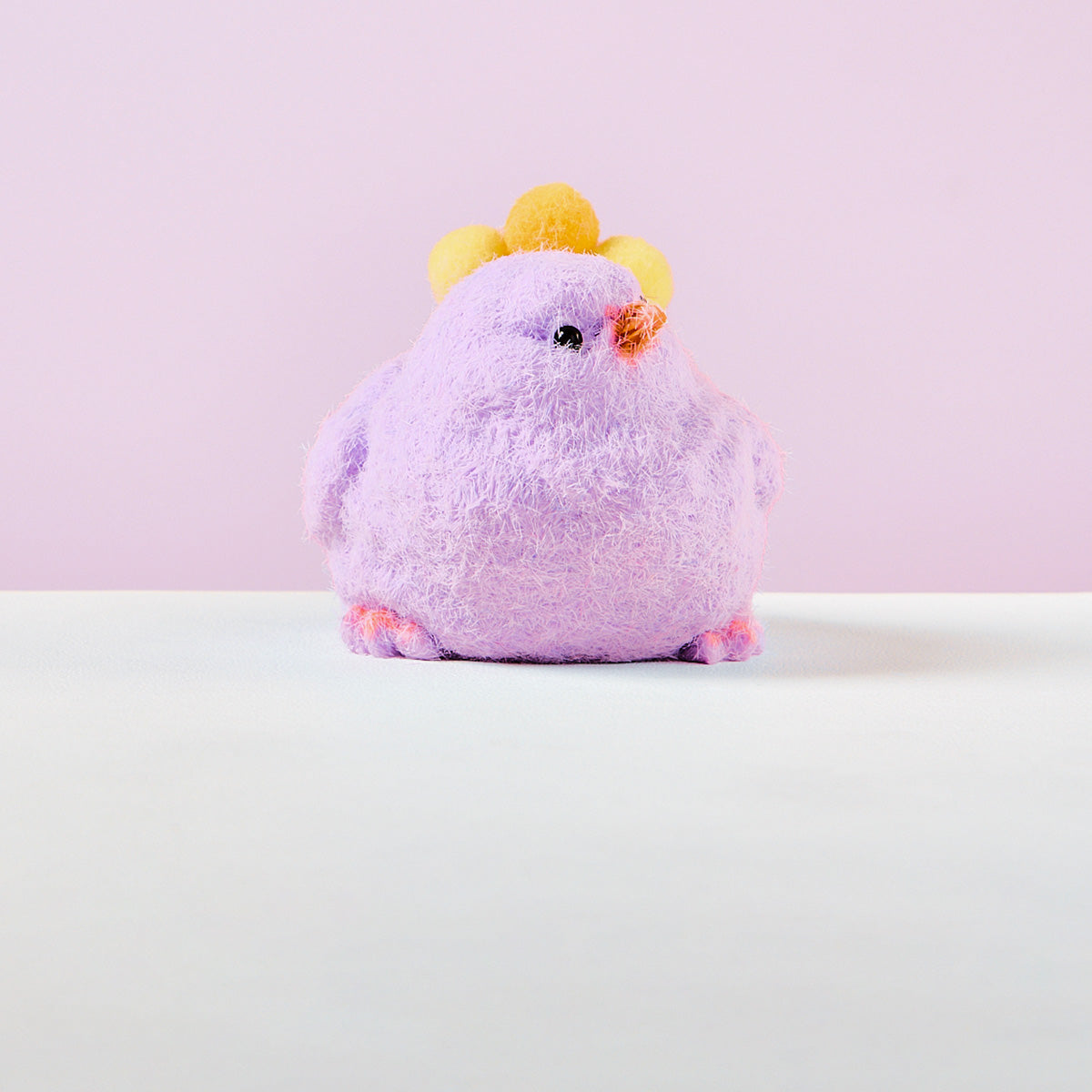 Flocked Purple Chick Taba Squishy - Main Image