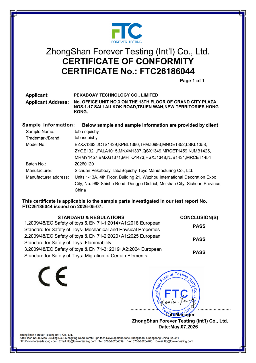 EU Conformity Certificate