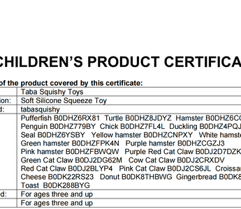 TABASQUISHY™ Now Certified Safe with CPC Approval!