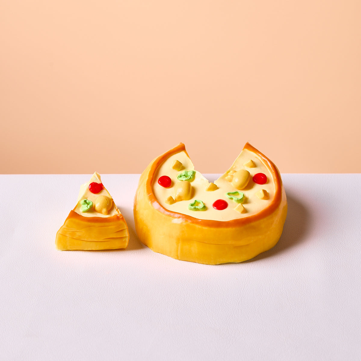 Taba Squishy Pizza Slices Squeeze Toy