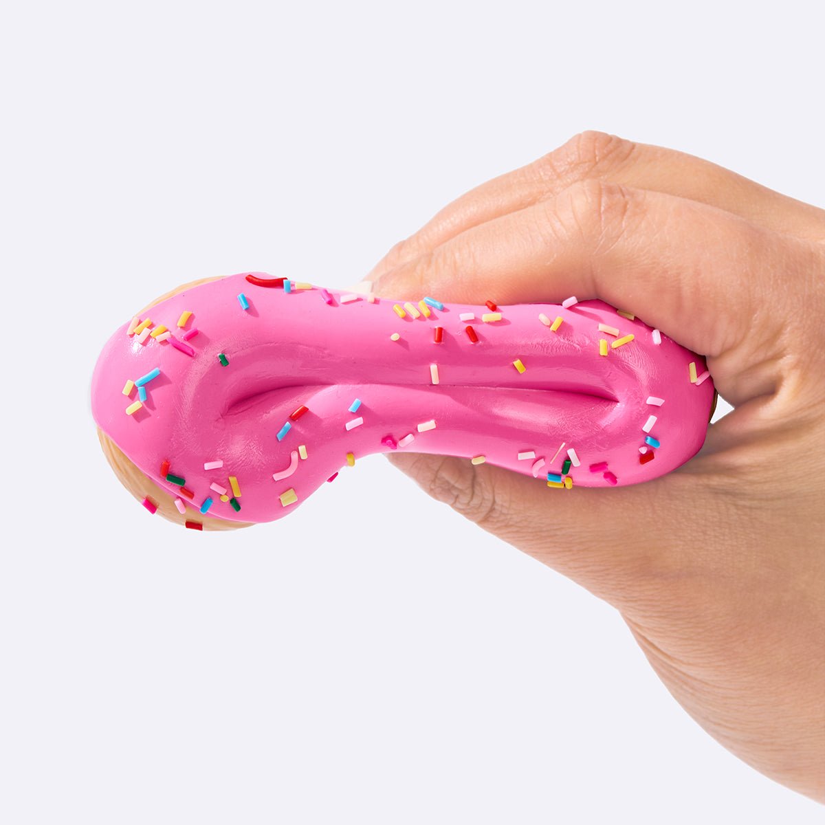 TABASQUISHY Fuchsia Donut Squeeze Toys TABASQUISHY Fuchsia Donut Squeeze Toys