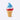Stars & Stripes Ice Cream Cone Taba Squishy