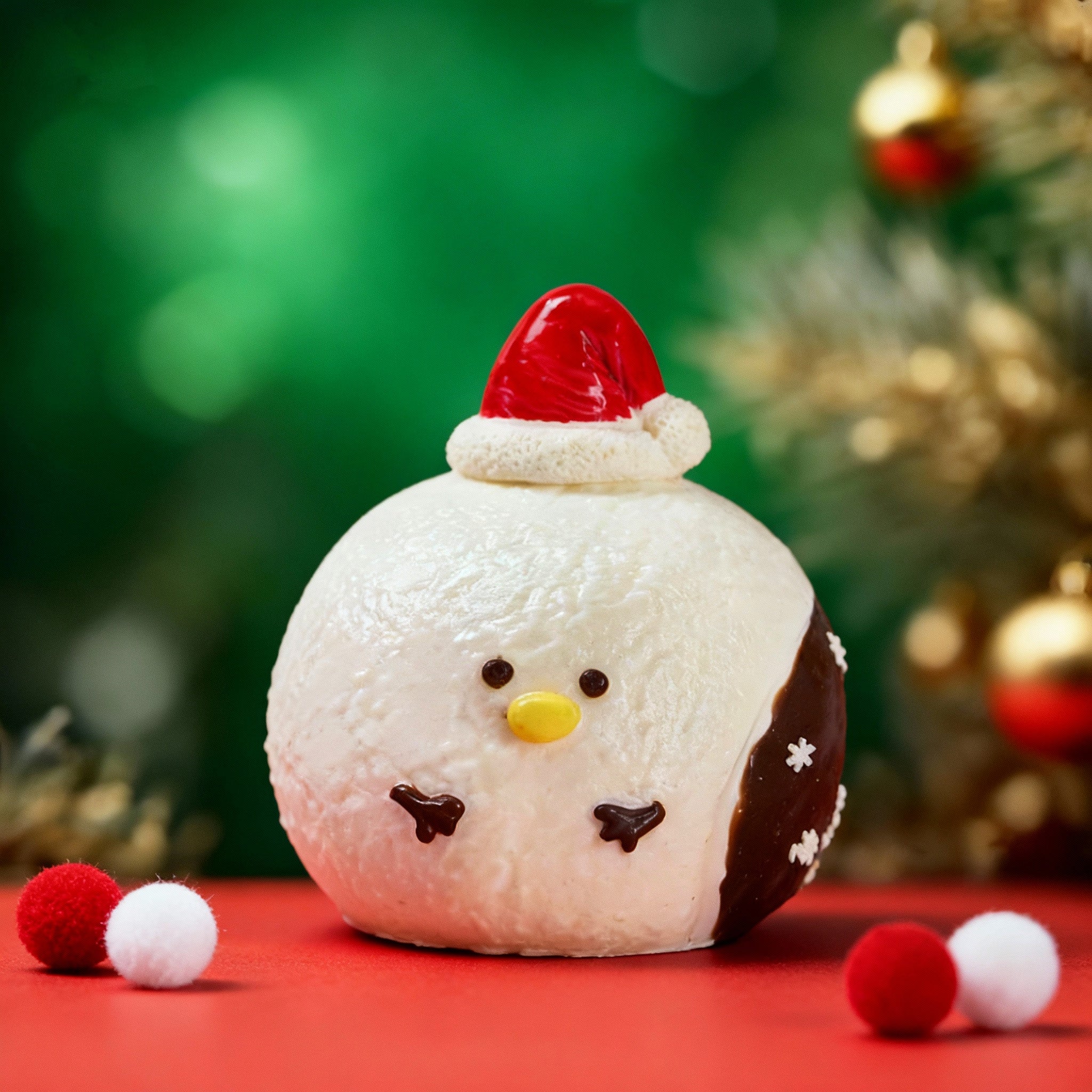White Snowman Ball Taba Squishy