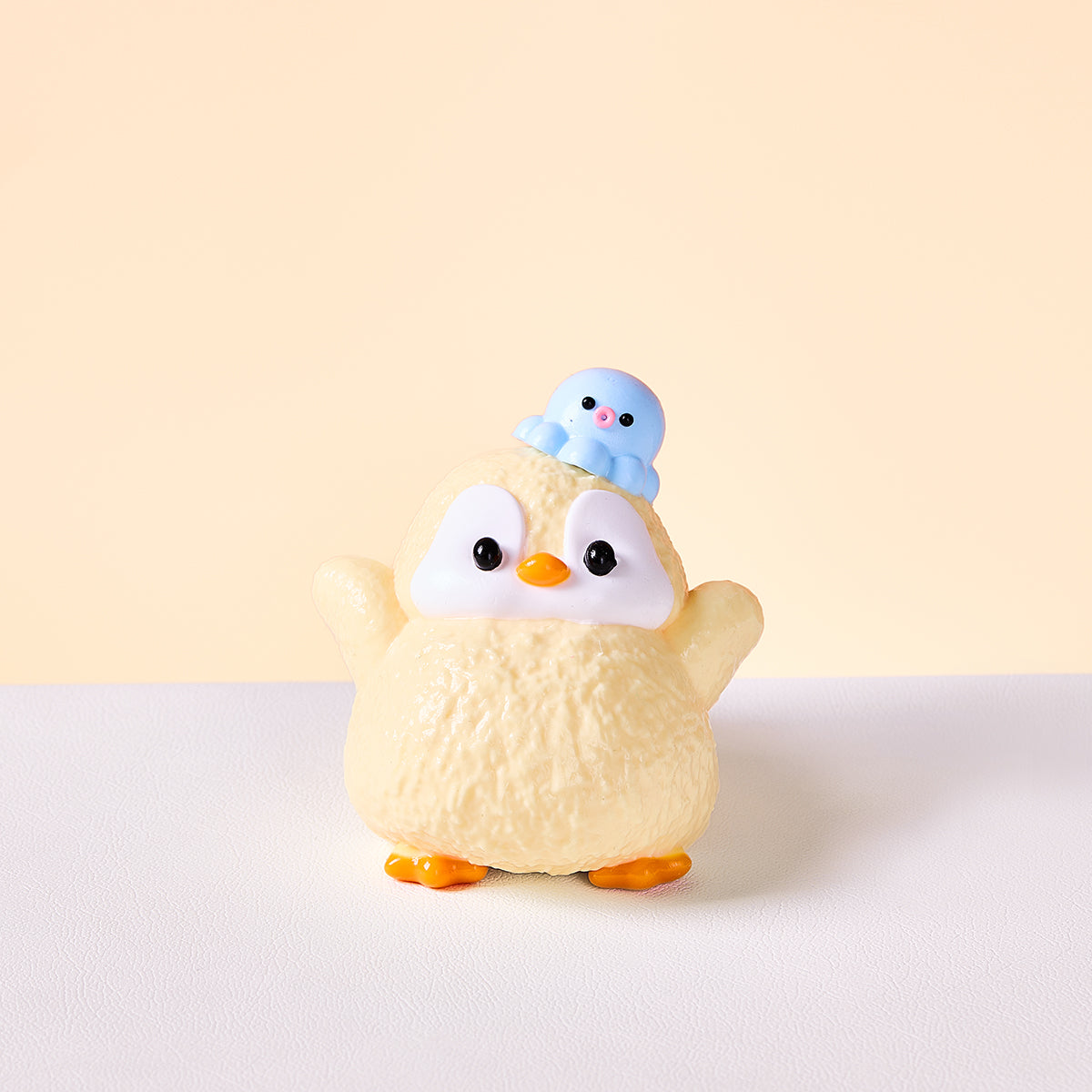 Taba Squishy Yellow Penguin Squeeze Toys