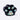 Black Rainbow Glitter Cat Paw