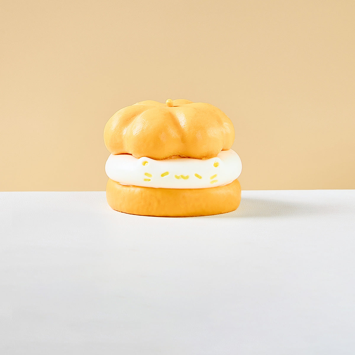 Taba Squishy Pumpkim Burger Squeeze Toy