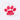 Red Heart Cat Paw