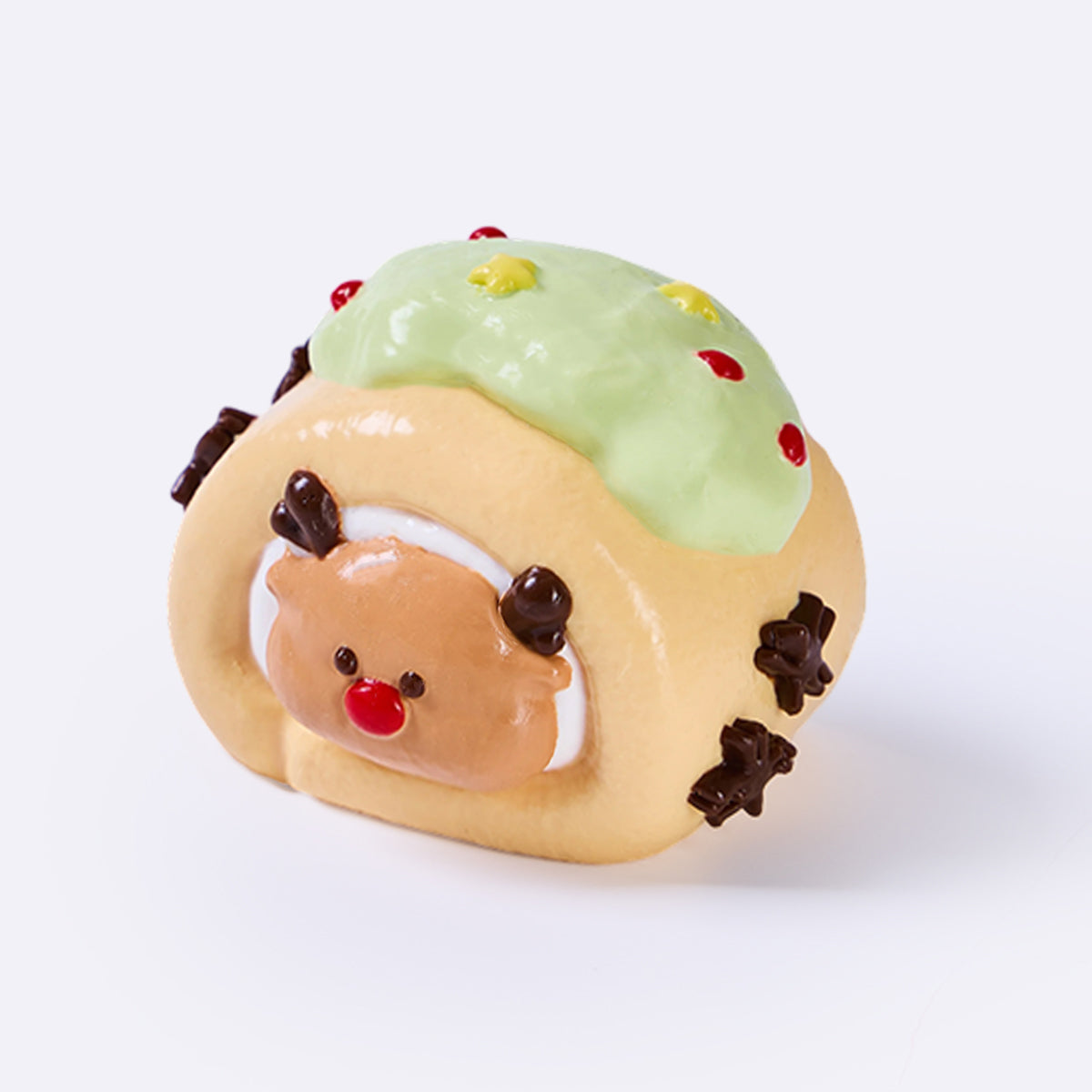 Xmas Bread Roll Taba Squishy