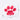 Red Heart Cat Paw
