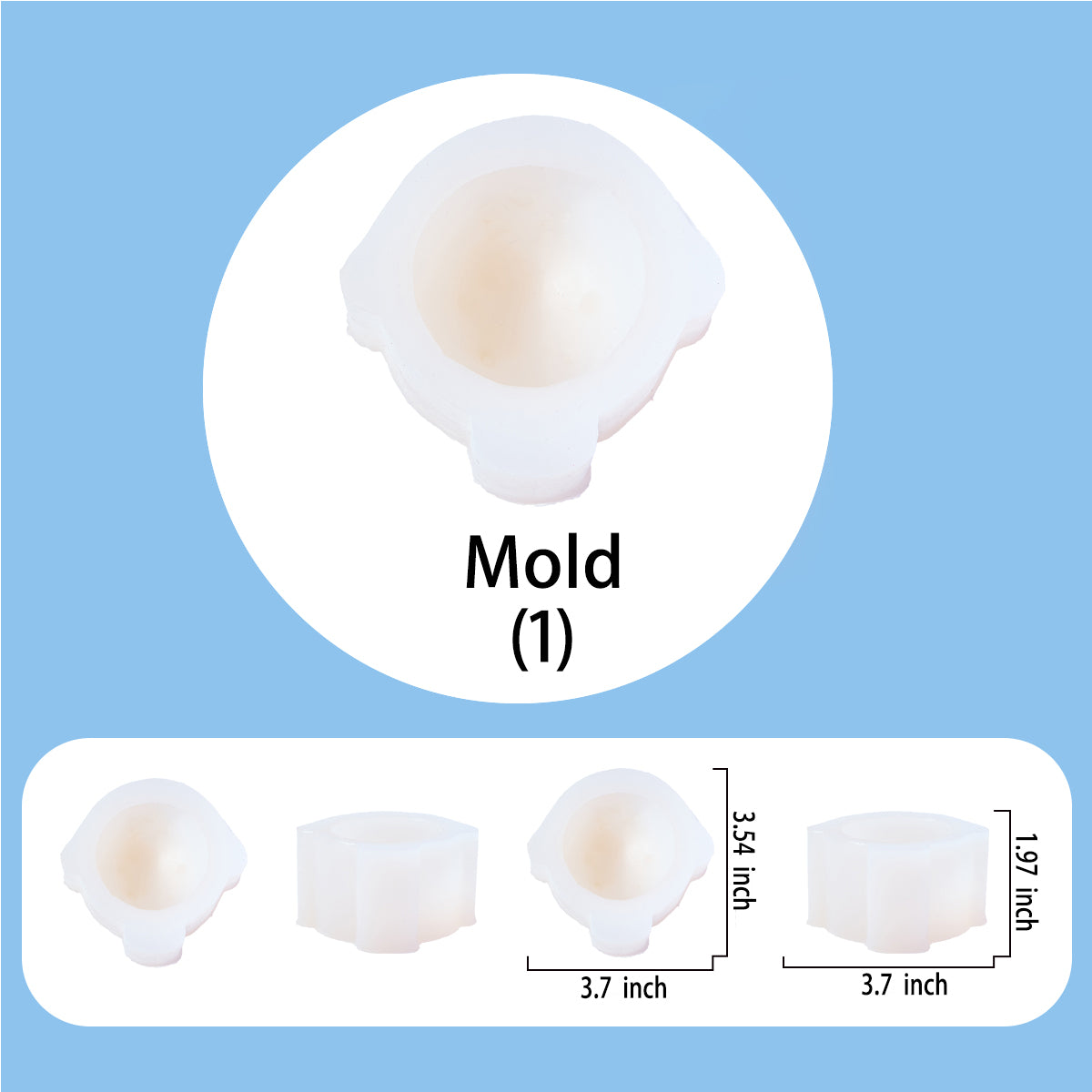 Pufferfish Taba Squishy DIY Mold Set