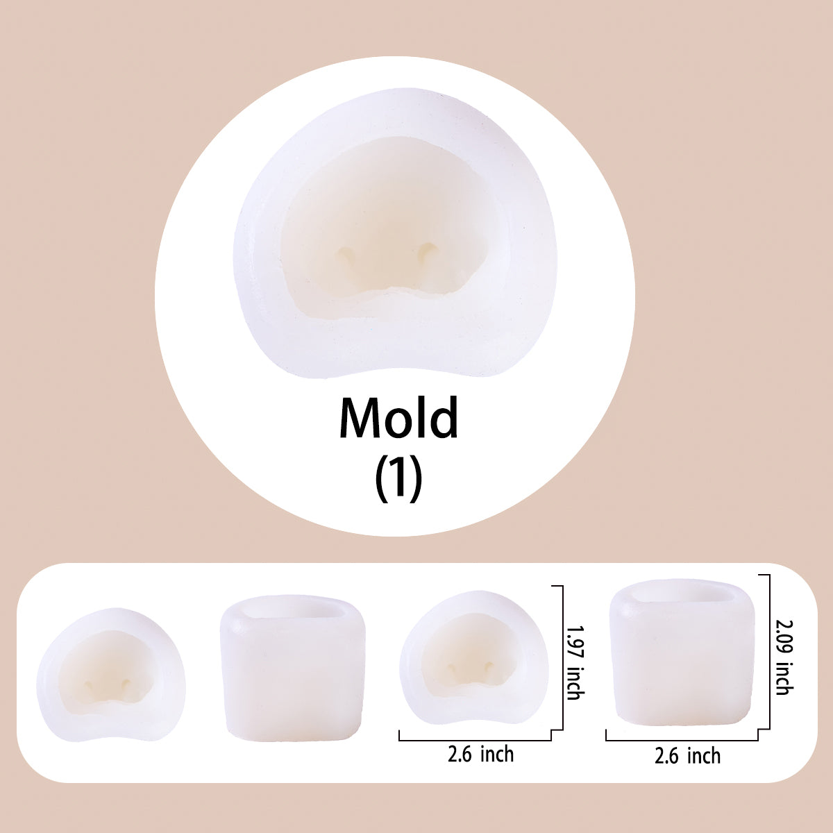 Hamster Taba Squishy DIY Mold Set