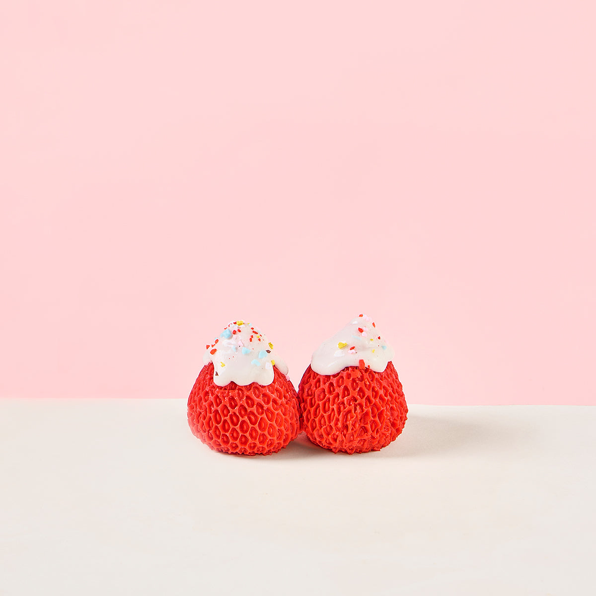 Taba Squishy Cute Dual Strawberries Squeeze Toy