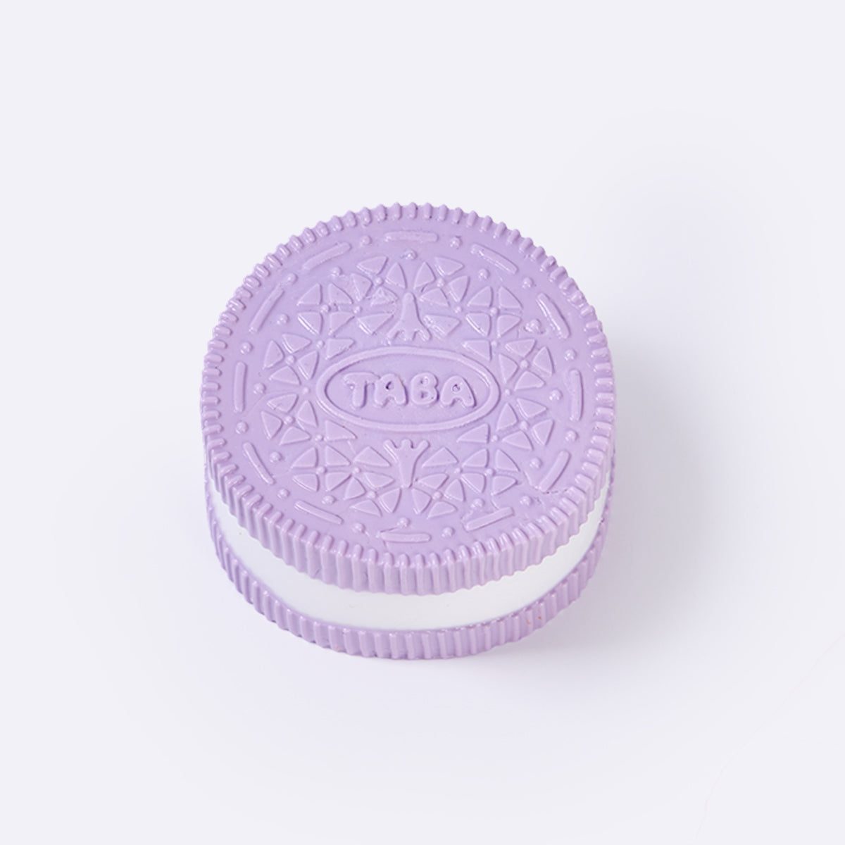 100g Purple-white Sandwich Cookie Taba Squishy