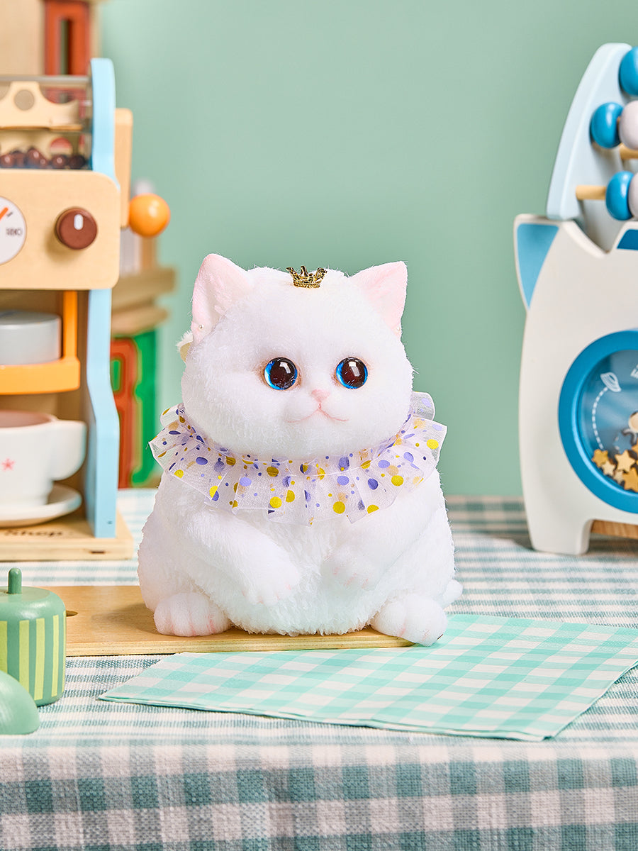 Taba Squishy White Cat Squeeze Toys