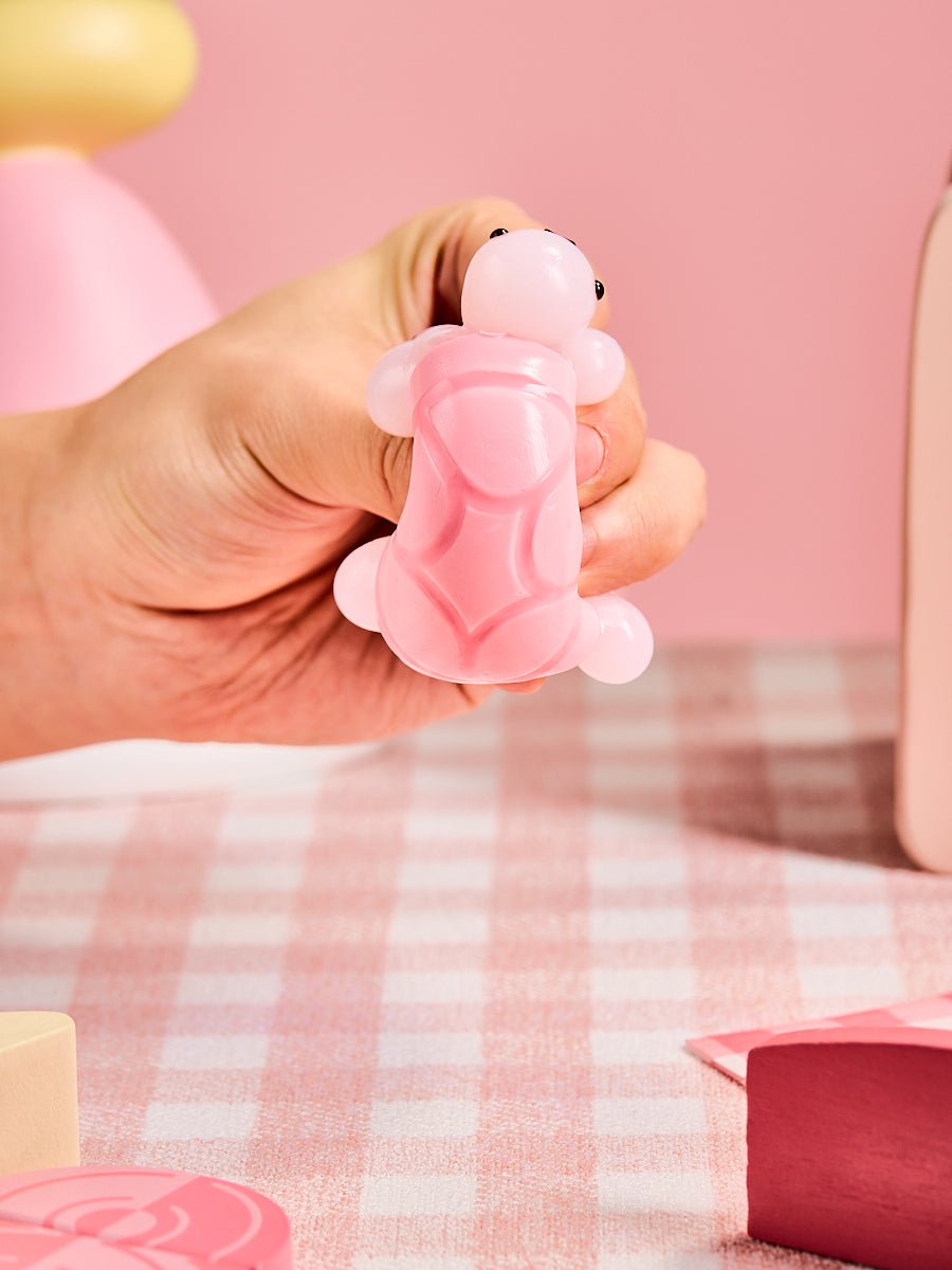 Squishy Fragola Taba - 2 Pezzi Anti Stress - Morbido Giocattolo Sensoriale - Foto 4