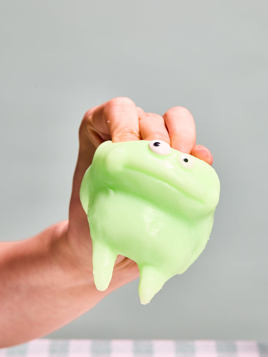 Taba Squishy Green Monster Squeeze Toy