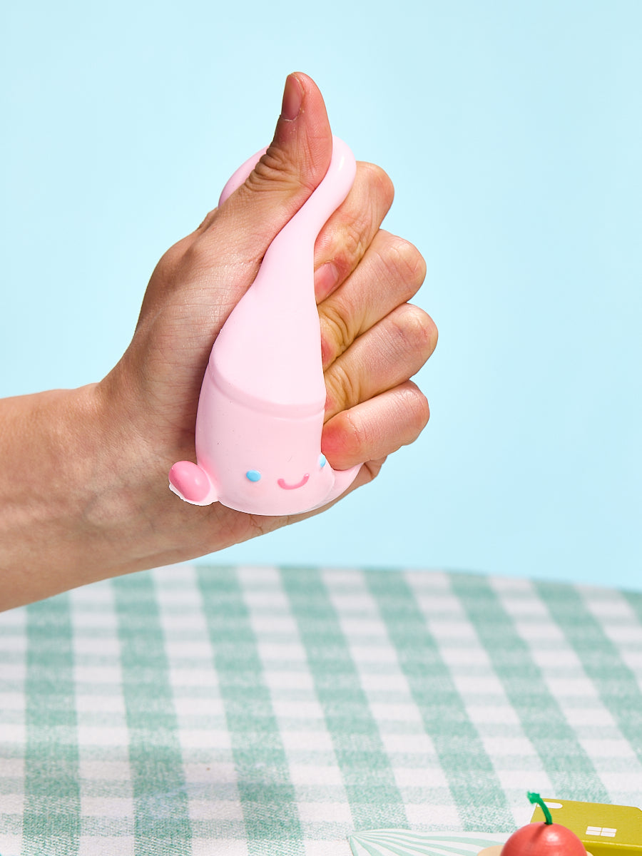 Taba Squishy Pink Toilet Squeeze Toy