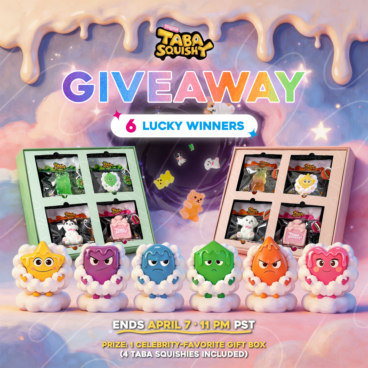 TABASQUISHY® Mystery Giveaway – Win Cute Toys & Surprise Gifts