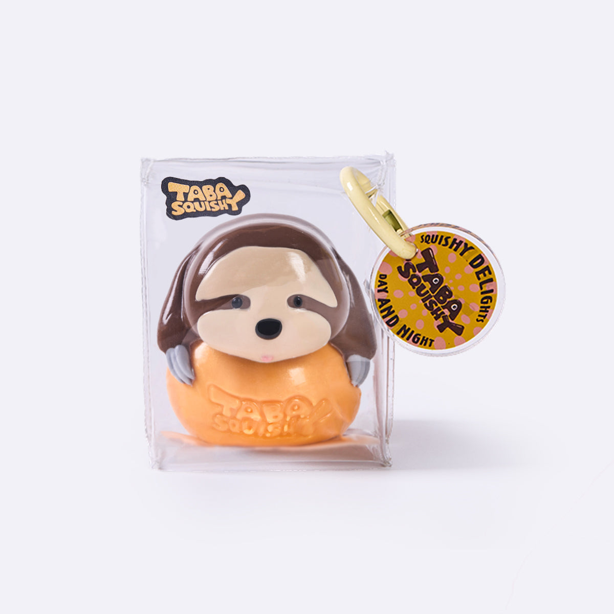 Little Sloth on Yellow Ball Taba Squishy