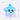 Blue Surprised Star Taba Squishy