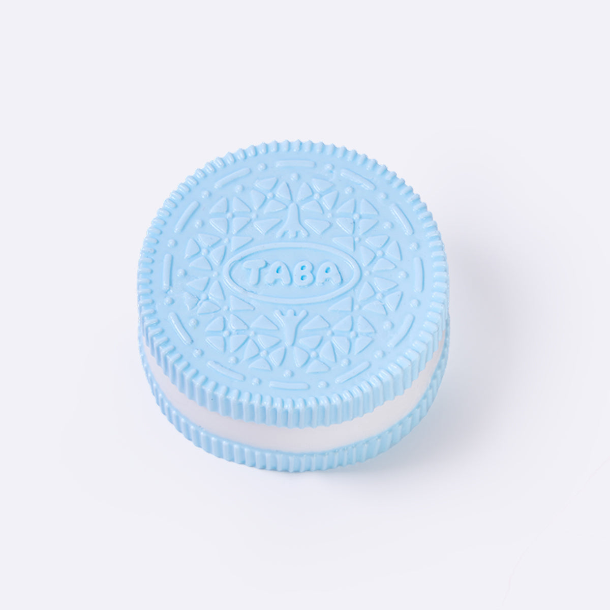 100g Blue-white Sandwich Cookie Taba Squishy