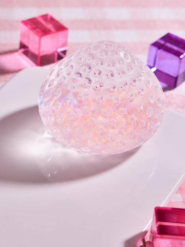 Bling Pink Strawberry Squishy — Crystal Fruit Taba Toy | TABASQUISHY®