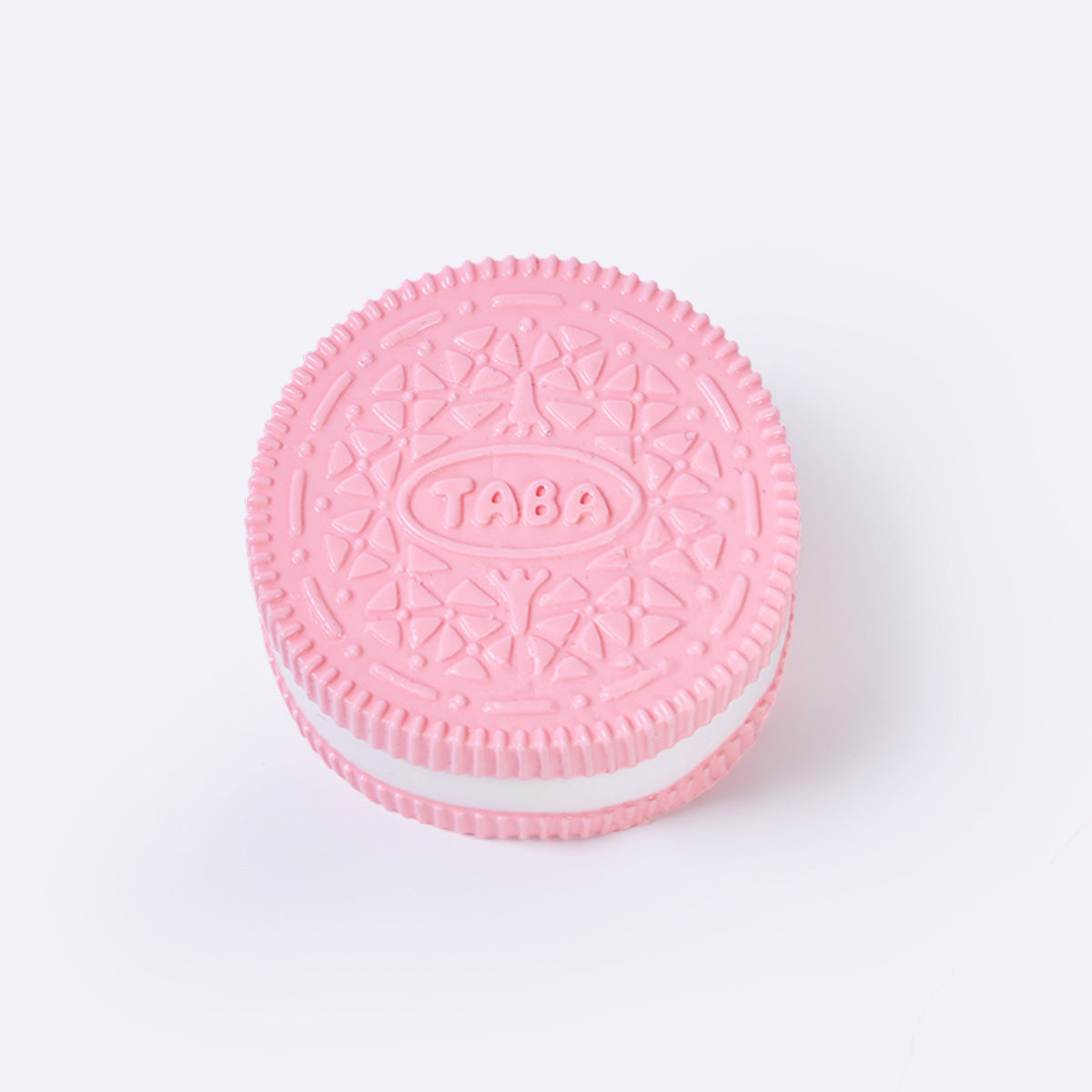 100g Pink-white Sandwich Cookie Taba Squishy