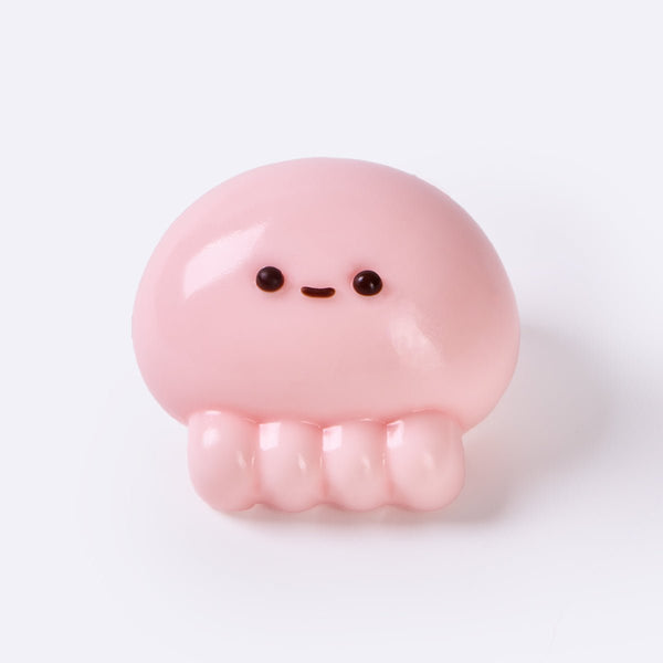Pink Jellyfish Squishy — Slow-Rise Ocean Taba Toy | TABASQUISHY®