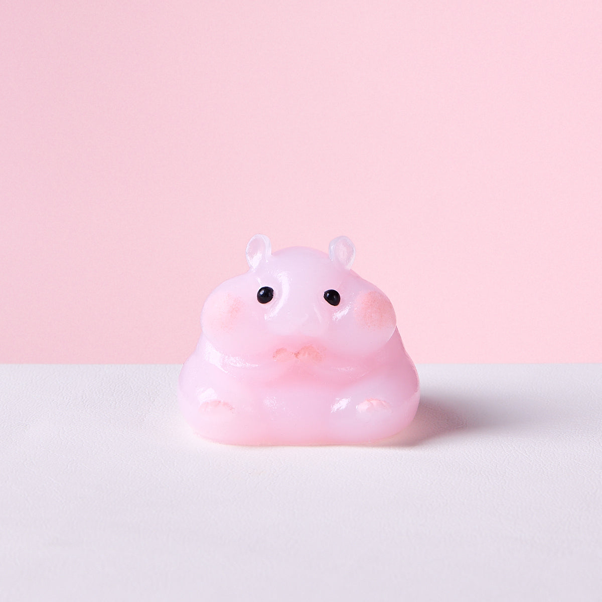 Taba Squishy Light Pink Hamster Squeeze Toy