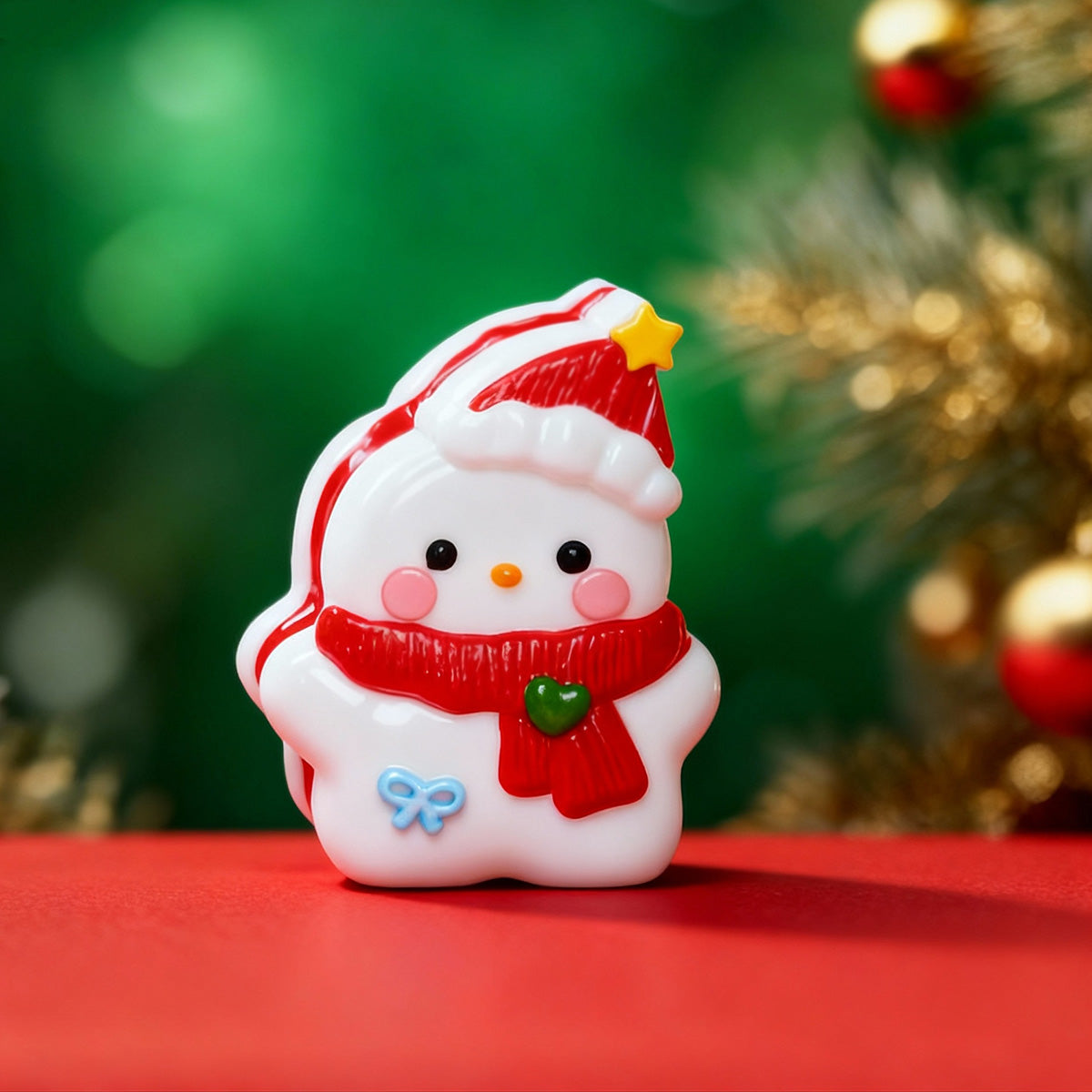 Snowman Cookie Taba Squishy