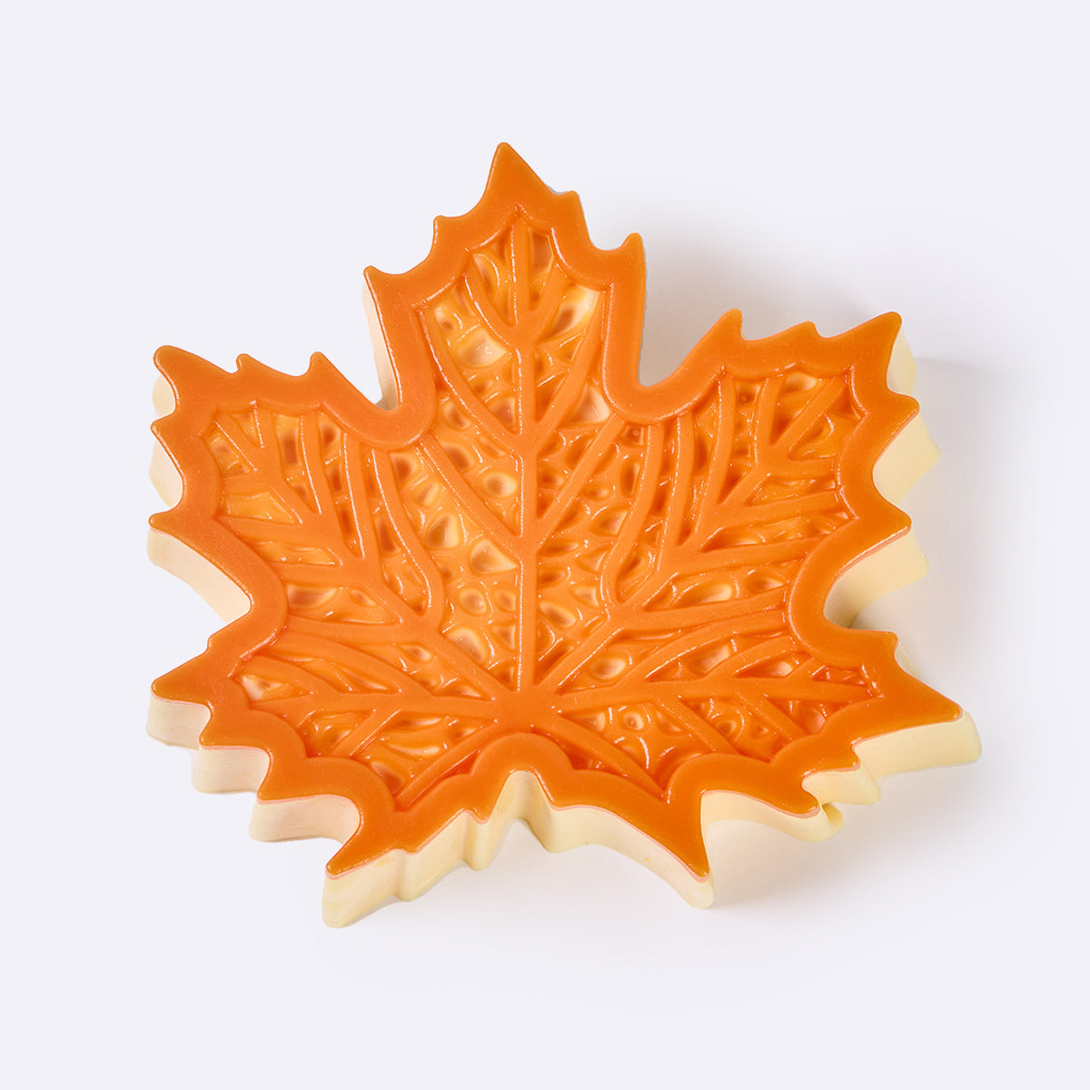 Orange Maple Leaf Taba Squishy
