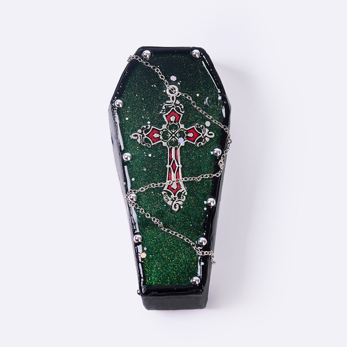 Dark Green Coffin Taba Squishy