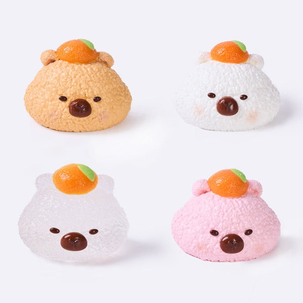 Capybara Squishy Sensory Pack — 4-Texture Set | TABASQUISHY®