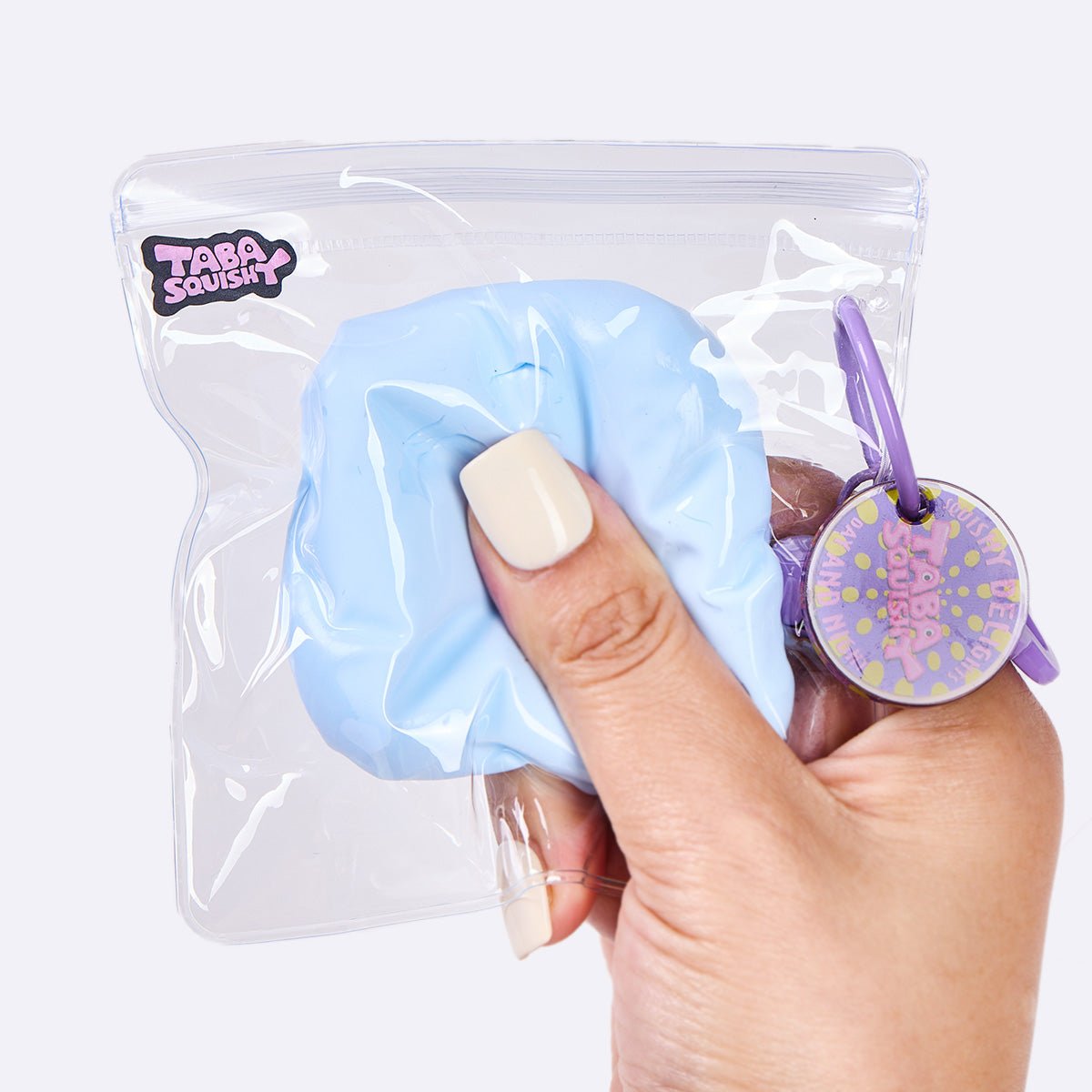 TABASQUISHY Blue Ice Cube Taba Squishy Squeeze Toys Cream Like tabasquishy-blue-ice-cube-taba-squishy-squeeze-toys-cream-like