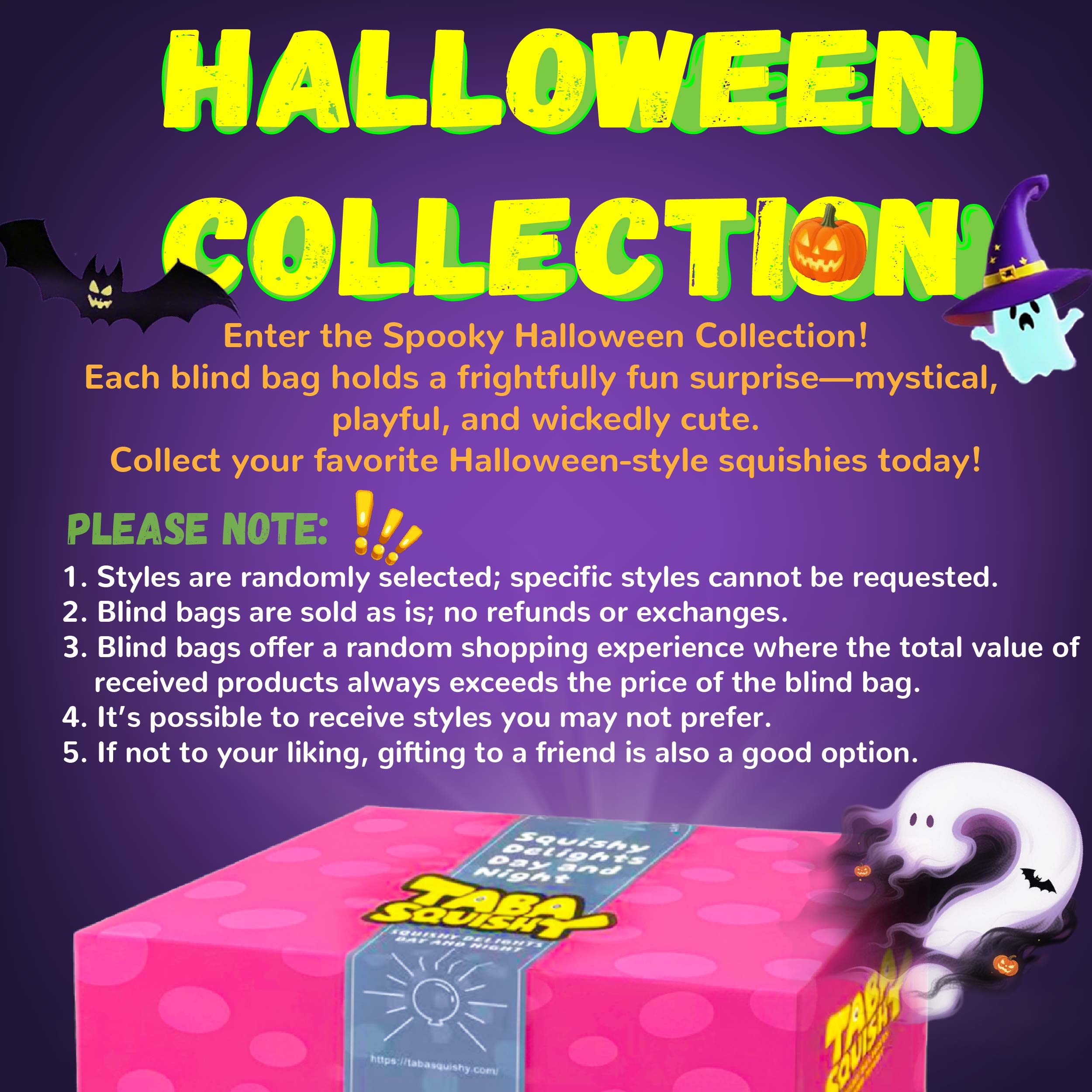 Halloween Blind Bag Taba Squishy