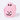Pink Halloween Ghost on Pumpkin Taba Squishy