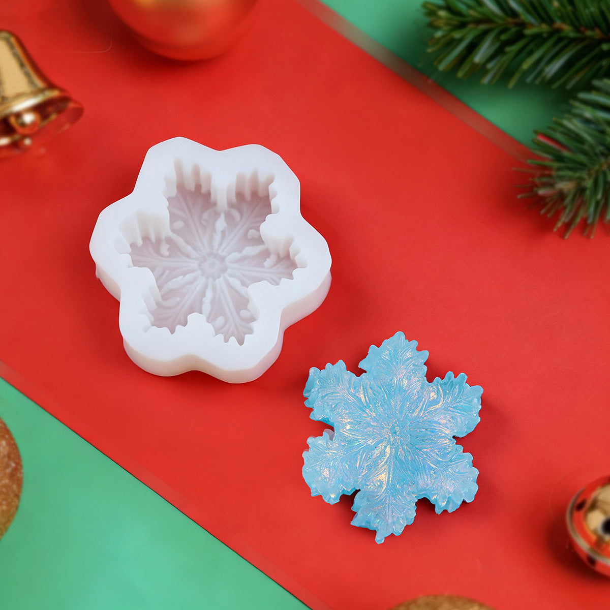 Snowflake Taba Squishy DIY Mold Set