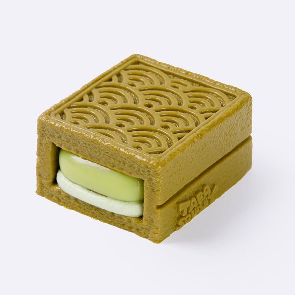 TABASQUISHY® Dark Green Square Sandwich Cookie Squeeze Toys