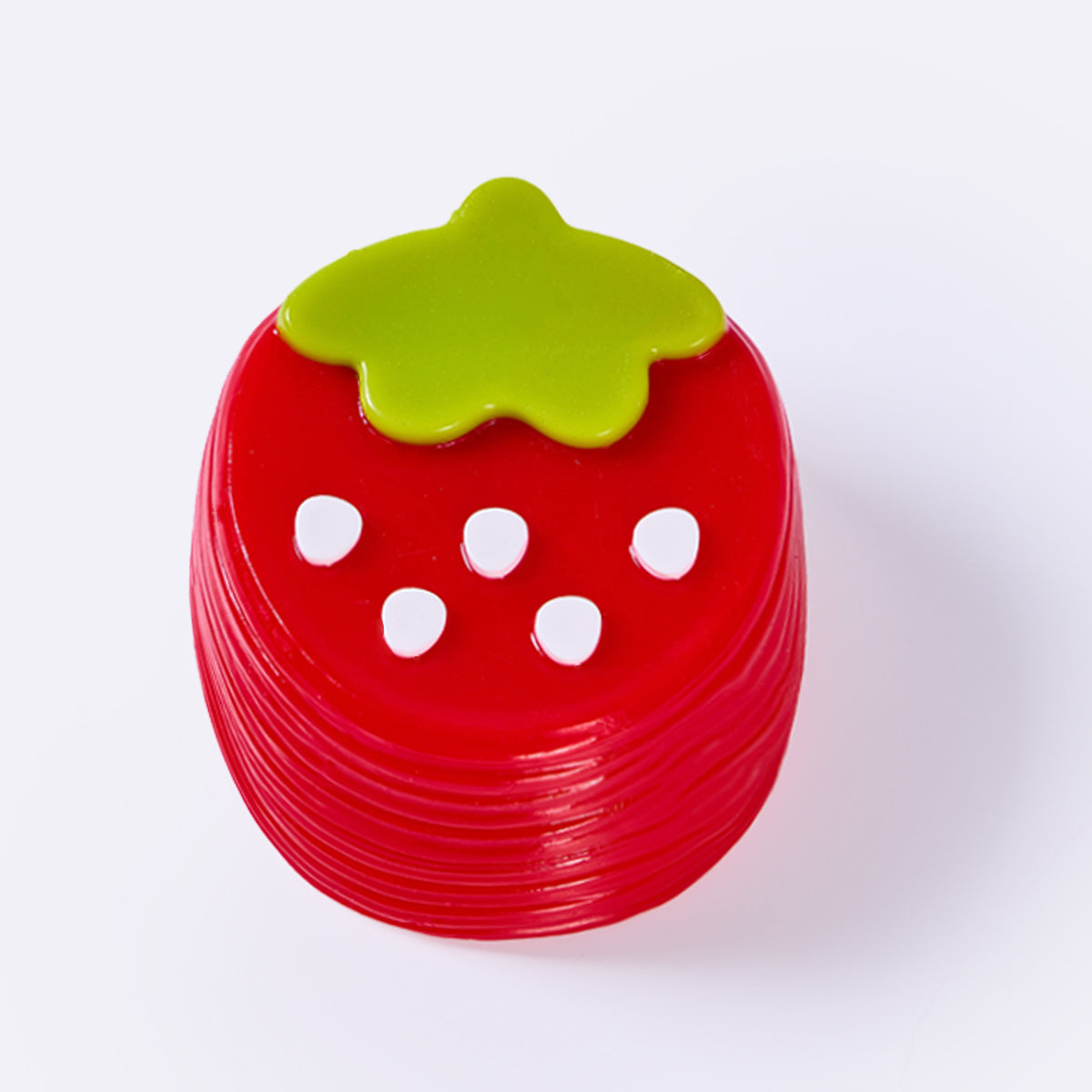 Red Strawberry Mille Crepe Taba Squishy