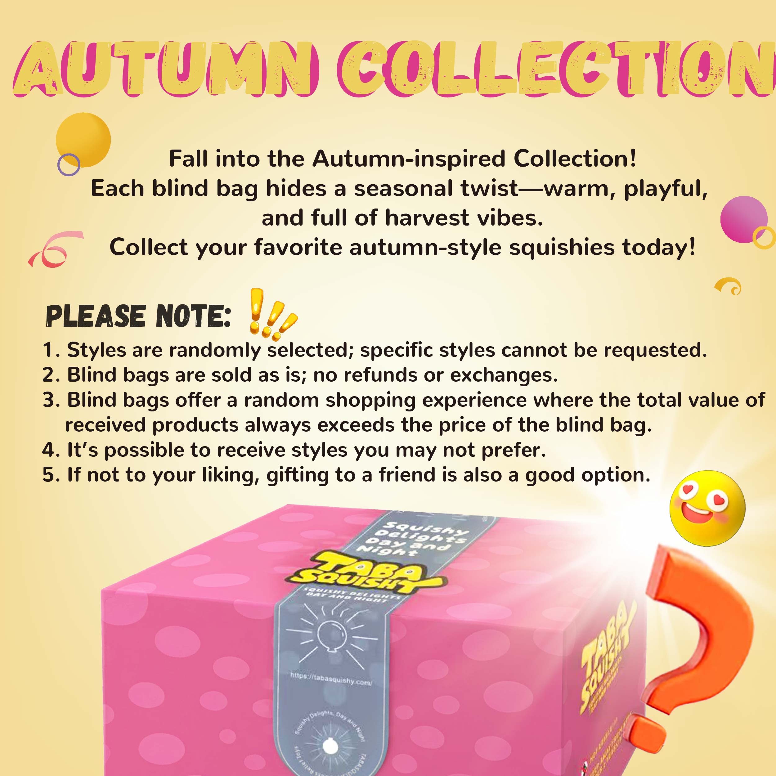 Autumn Blind Bag Taba Squishy
