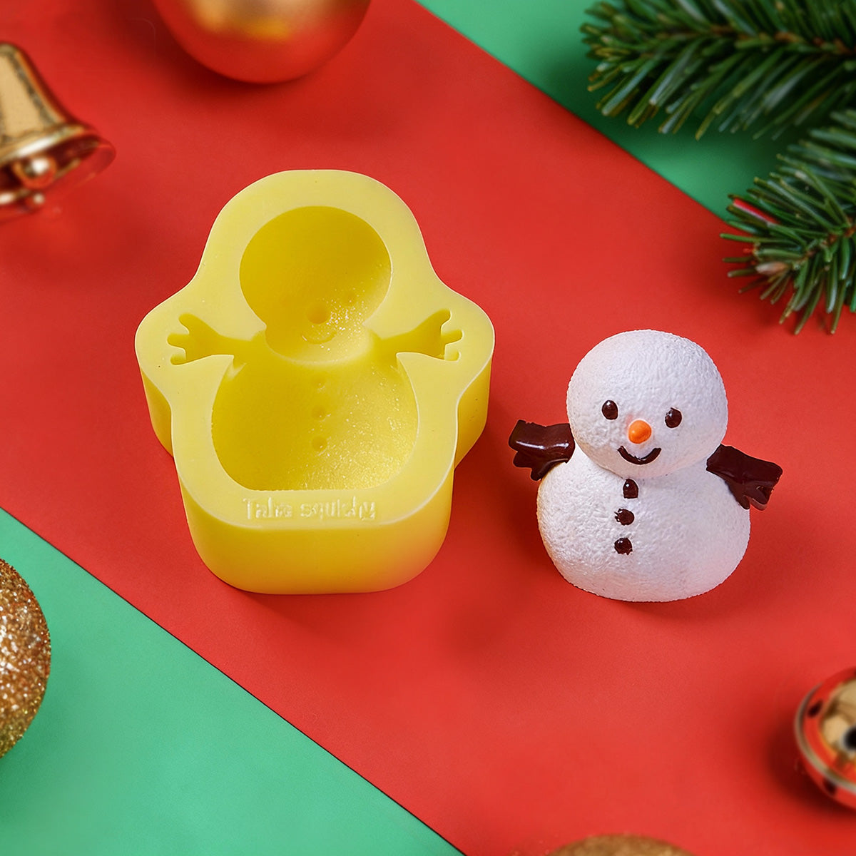 Snowman Taba Squishy DIY Mold Set