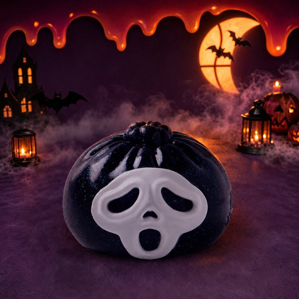Halloween Screaming Mask Dumpling Silicone Taba Squishy