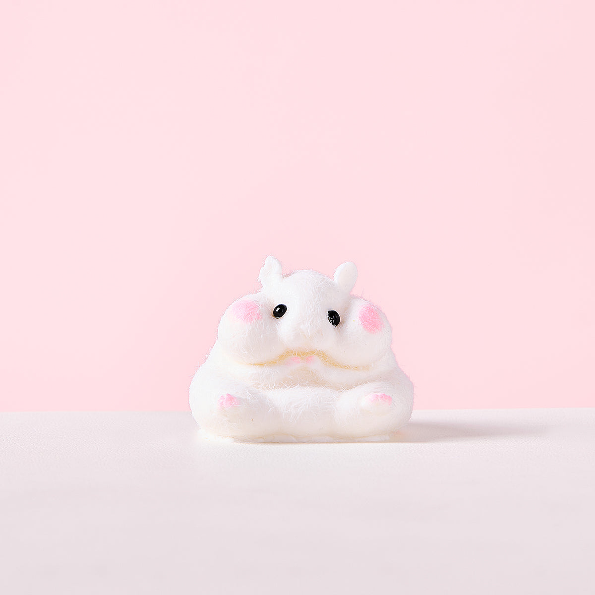 Taba Squishy White Hamster Squeeze Toys