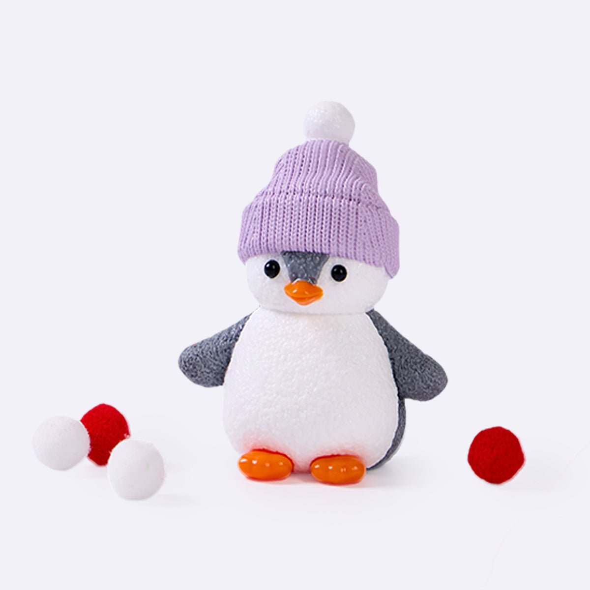 Penguin with Purple Hat Taba Squishy