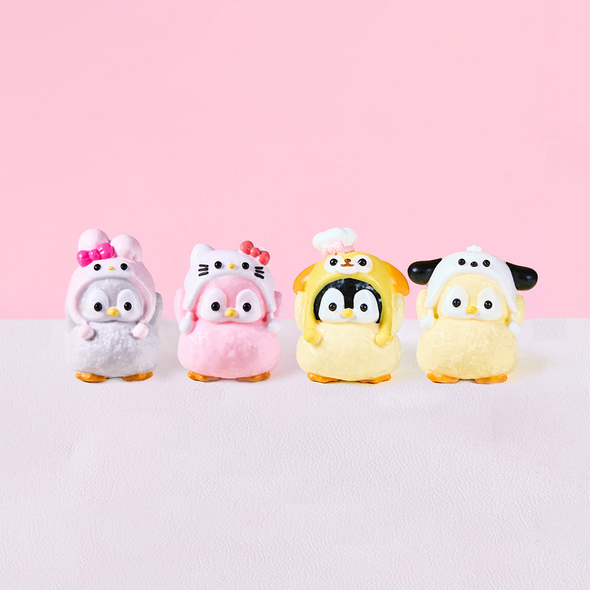 Taba Squishy Cute Penguin with Hat Set Squeeze Toy