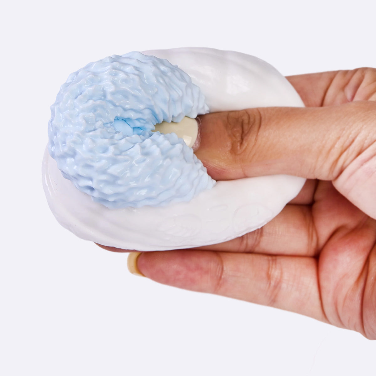 White-blue Snow Boot Taba Squishy