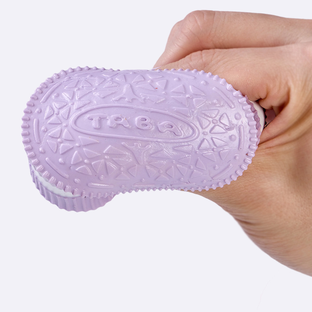 100g Purple-white Sandwich Cookie Taba Squishy