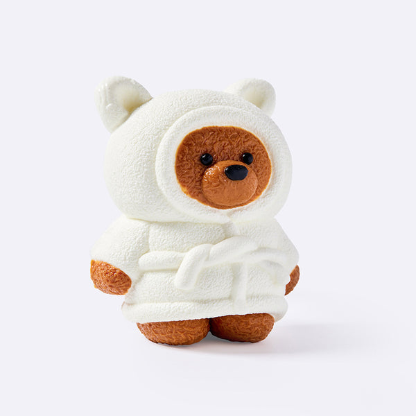 TABASQUISHY® Plush Bathrobe Bear Squeeze Toys