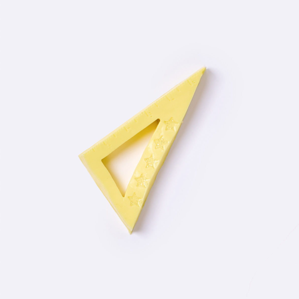 Yellow Triangle Ruler Taba Squishy