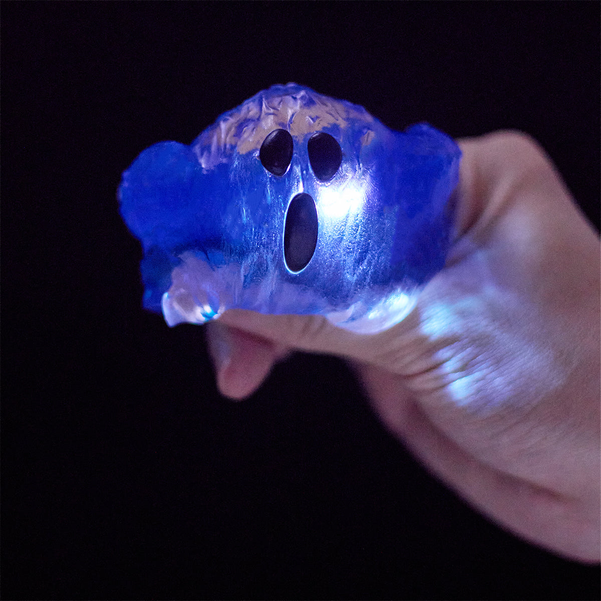 Clear Ghost with Light Taba Squishy